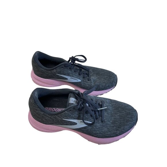 Brooks Launch 7 Womens black ebony running Shoes Sneakers size 8 SKU 8542 - Picture 4 of 13